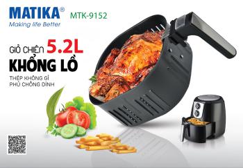 Nồi chiên không dầu Matika MTK-9152 - 5.2L