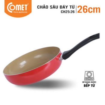 Chảo chống dính cao cấp đáy từ Ceragold Comet CH25-26 