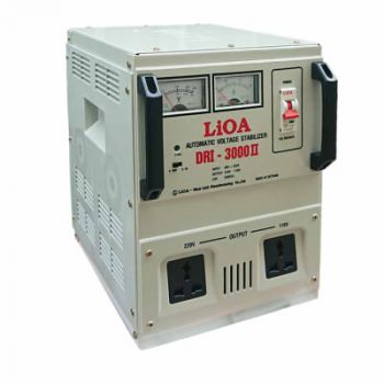 Ổn áp LiOA 3.0KVA DRI - 3000 II dải 90V-250V 