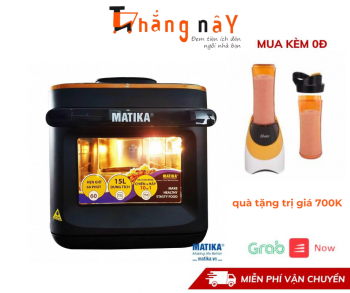 Nồi chiên không dầu hơi nước Matika MTK-9315 (15L)  - hàng chính hãng