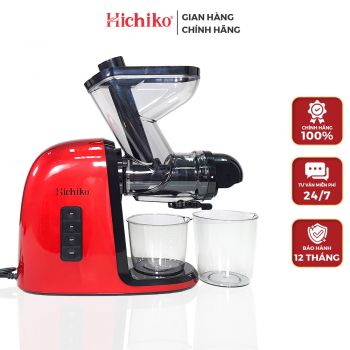 Máy ép chậm nguyên quả trục ngang cổ to Hichiko HC-3404