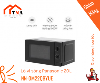 Lò vi sóng có nướng Panasonic NN-GM22QBYUE 20 lít - Hàng Chính hãng