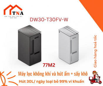 Máy hút ẩm và lọc không khí Sharp DW-T30HV-W (77m²/30lít)