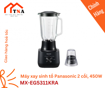 Máy xay sinh tố Panasonic MX-EG5311KRA  cối thủy tinh, công suất 450W, hàng chính hãng, bảo hành 12 tháng
