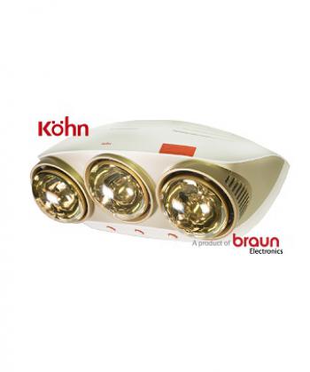 Đèn sưởi nhà tắm 3 bóng Kohn KU03G